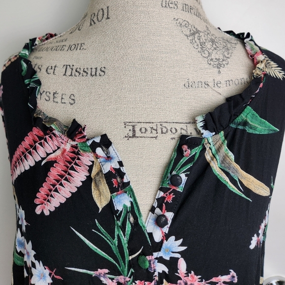 Floral Mini Ruffle Dress - Picture 7 of 10